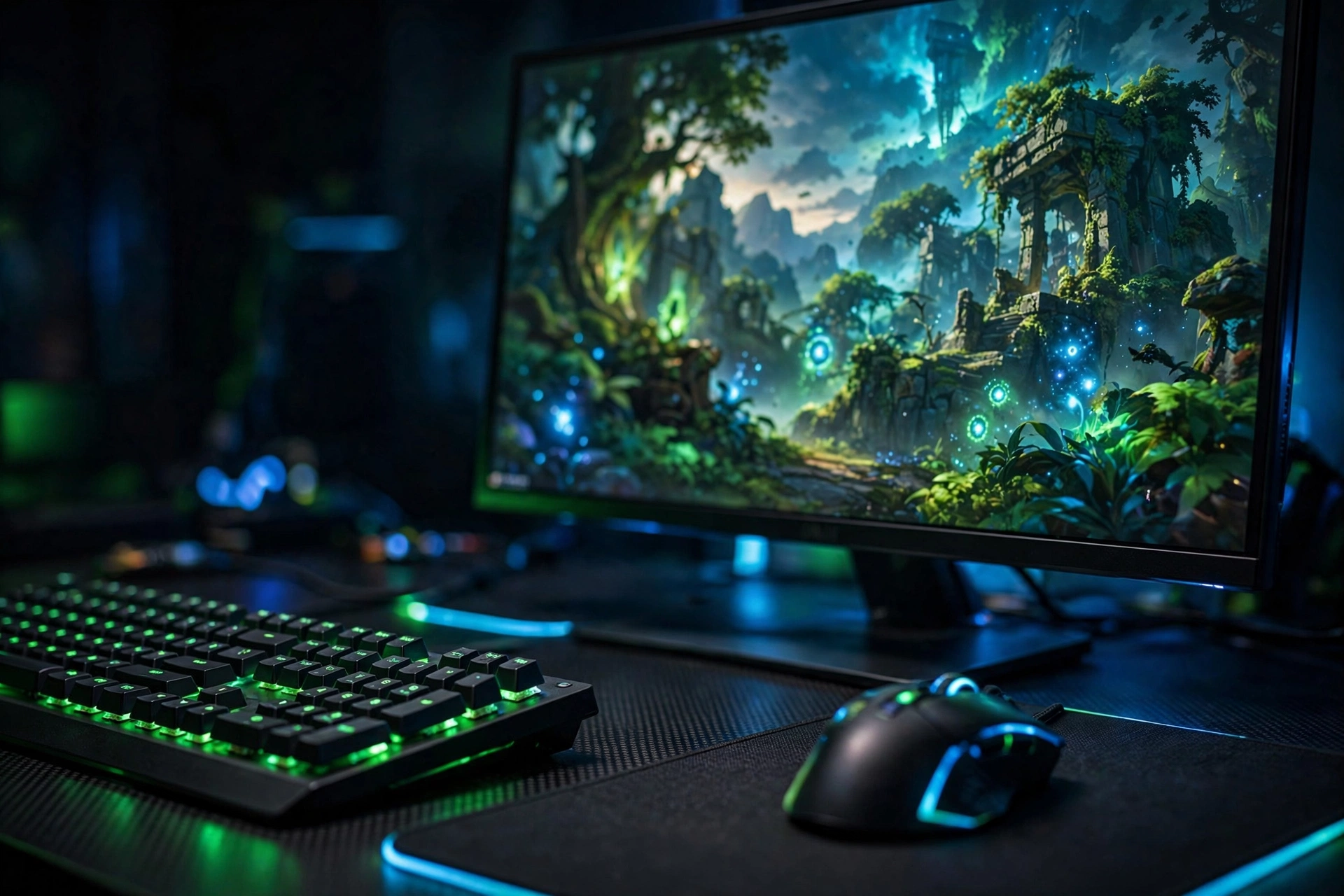 Dàn máy gaming cấu hình cao tại CyberGame Chain